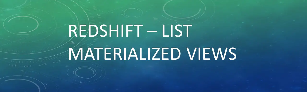 redshift-list-mv-aws-bytes